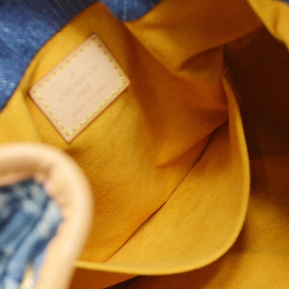 Louis Vuitton Pleaty Denim Monogram Blue Tote Gently Used Condition Circa 2006 - Picture 8 of 13